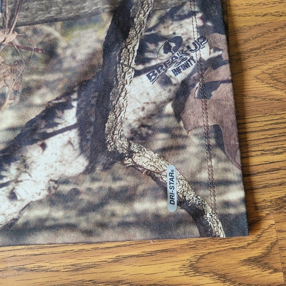 Mossy Oak Starter "Break Up Infinity" Women's Tee Poly/Spandex Camo 2xl B36 - Picture 5 of 6